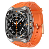 Transparent One-Piece Watch Strap Protective Case For iWatch
