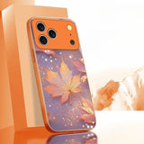 Maple Leaf Glass Phone Case For iPhone