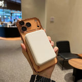 Ultra Thin PC Plating  Frameless Magnetic Case For iPhone