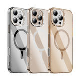 Invisible Bracket Diamond Magnetic Phone Case For iPhone