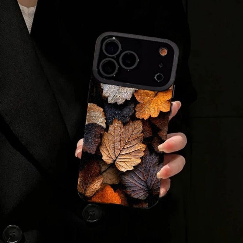 Maple Leaf Lanyard Phone Case For iPhone