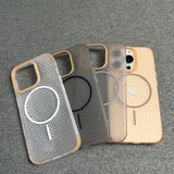 Mesh Magnetic Drop-Proof Phone Case For iPhone