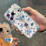 Flower-shaped Shockproof Soft Phone Case For iPhone