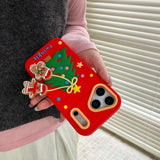 Christmas Tree-shaped Shockproof Phone Case For iPhone