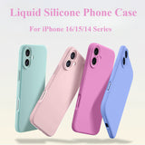 Liquid Silicone Shockproof Phone Case For iPhone