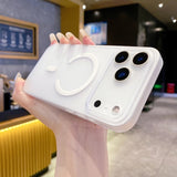 Ultra-Thin Matte Clear Magnetic Case For iPhone