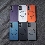 Carbon Fiber Pattern Magnetic Case For Samsung