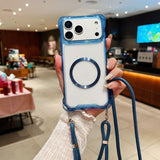 Transparent Magnetic Phone Case For iPhone