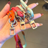 Solid Color Adjustable Crossbody Phone Strap