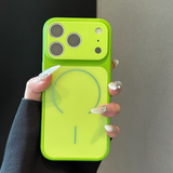 Lychee-textured Frosted Magnetic Phone Case For iPhone