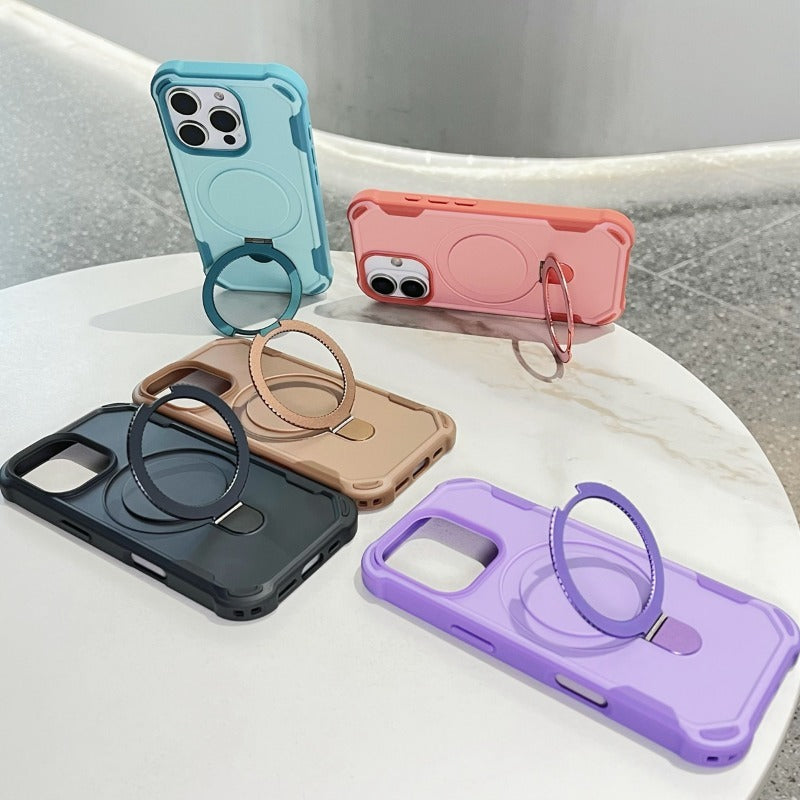 Hidden Folding Magnetic Phone Case For iPhone