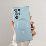 Magnetic Matte Soft Phone Case For Samsung