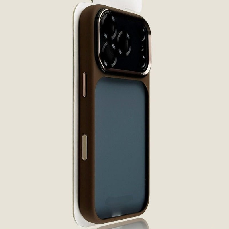 Metal Lens Shockproof Phone Case For iPhone