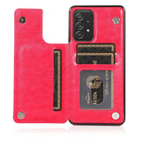 Flip Leather Wallet Case For Samsung