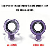 Transparent Magnetic Stand Plating Phone Case For iPhone