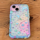 Cute Dolphin Silicone Phone Case For iPhone