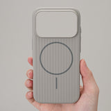 Minimalist Magnetic Phone Case with Metal Buttons For iPhone