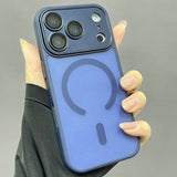 Anti-drop Magnetic Phone Case with Lens Film For iPhone