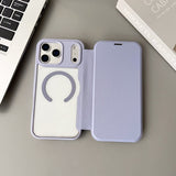 Flip Card Holder Magnetic Phone Case For iPhone