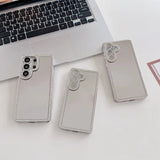 Luxury Plating Diamond Make Up Mirror Phone Case For Samsung
