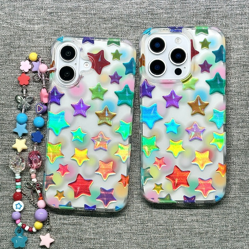 Colorful Star Phone Case For iPhone
