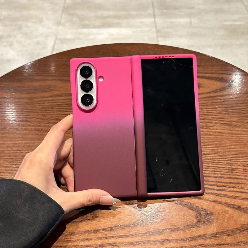 Gradient Frosted Phone Case For Samsung Z FOLD 7 6 5 4