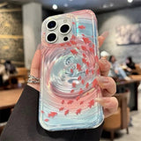 Water Ripple Silicone Phone Case For iPhone