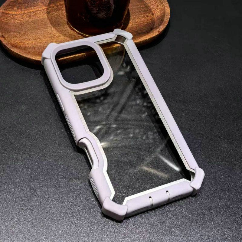 Thickened Double-layer Anti-fall Transparent Phone Case For iPhone