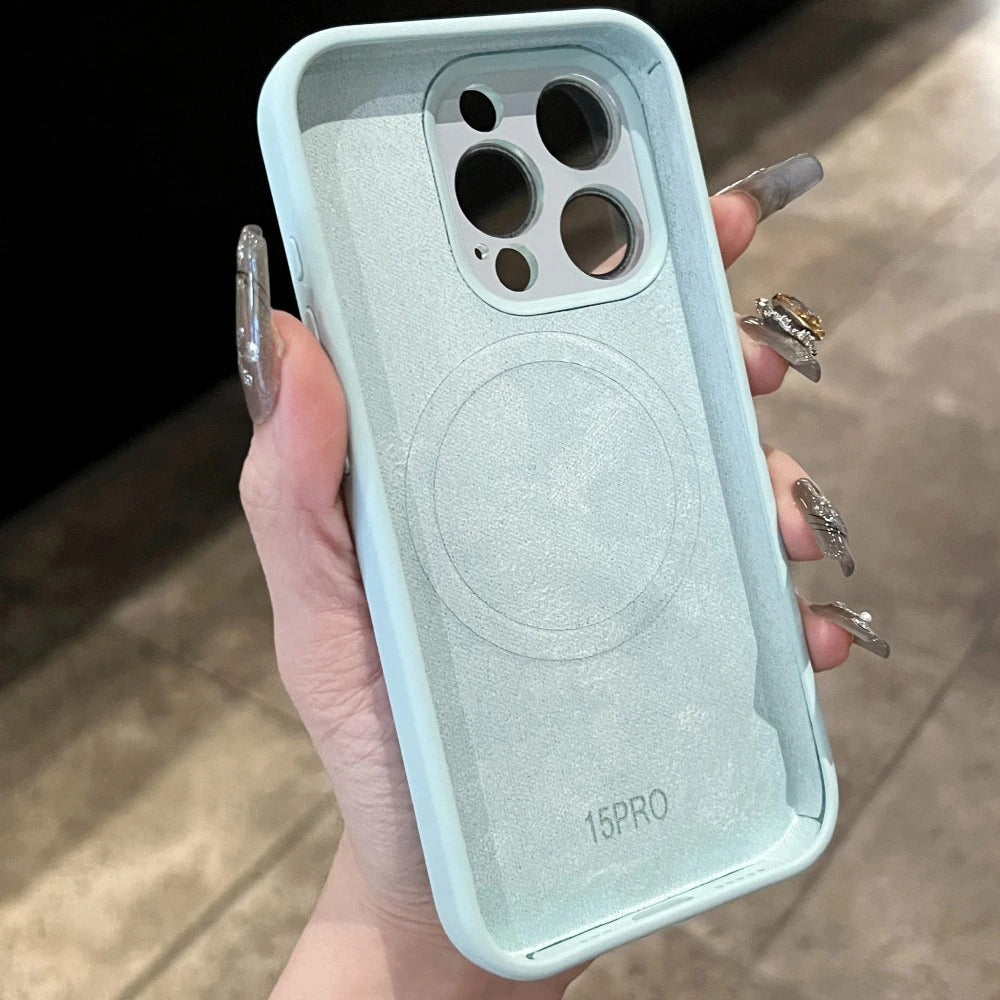 Liquid Silicone Magnetic Case For iPhone