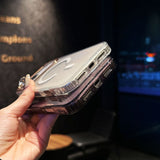 Acrylic Transparent Magnetic Phone Case For iPhone