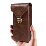 Vertical Flip Phone Belt Bag Leather Phone Case For iPhone