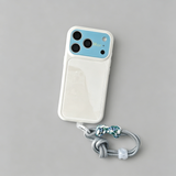 Large-view Frosted Phone Case with Lanyard For iPhone