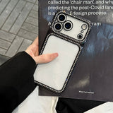 Rhinestone Drop Protection Phone Case For iPhone