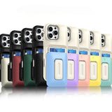 Card Slot I Phone Case with Holder For iPhone