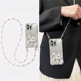 Transparent Oil Painting Flower Phone Case For iPhone