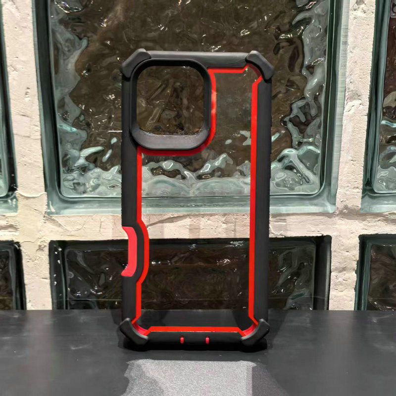 Thickened Double-layer Anti-fall Transparent Phone Case For iPhone