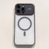 Large Window Magnetic Phone Case For iPhone