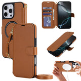 Lanyard Flip Cards Sold Wallet Leather Case For iPhone