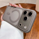 Frosted Magnetic Phone Case For iPhone