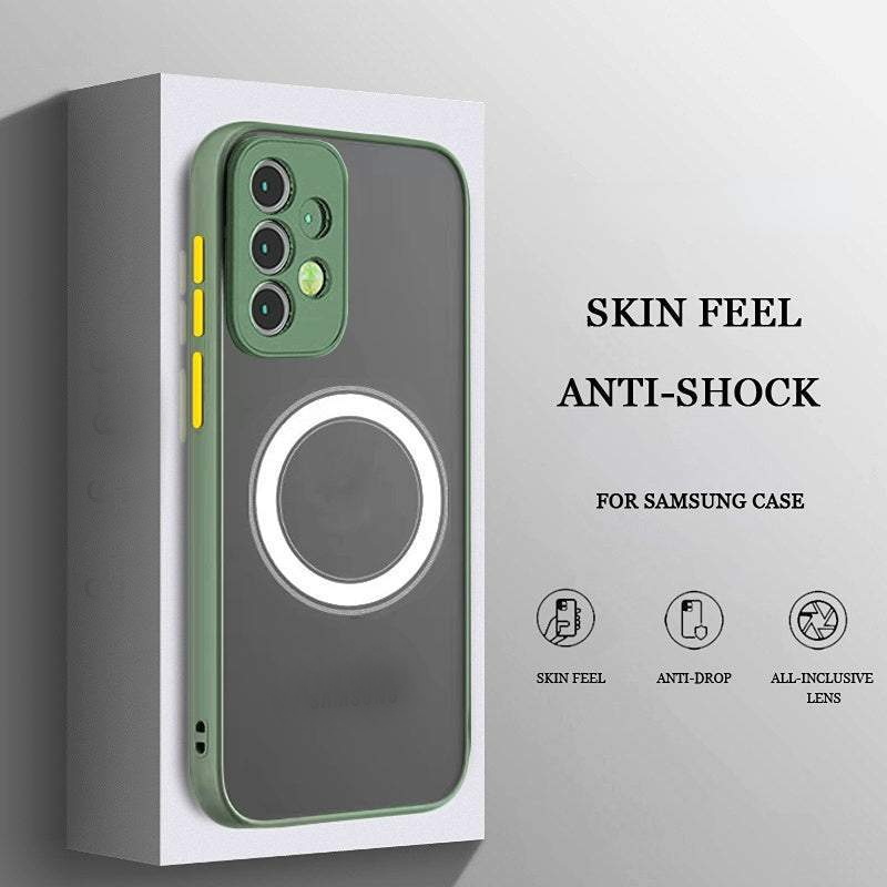 Magnetic Matte Shockproof Case For Samsung