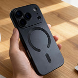 Metallic Paint Magnetic Soft Case For iPhone