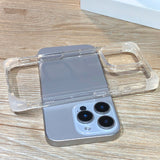 Straight Edge Airbag Transparent Phone Case For iPhone