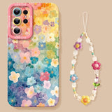 Silicone Flower Phone Case For Samsung