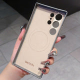 Metal Lens Shockproof Phone Case For Samsung
