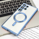 Luxury Transparent Plating Phone Case For Samsung