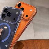Transparent Ultra Thin PC Magnetic Case For iPhone