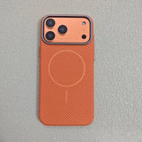 Metal Lens Frame Magnetic Phone Case For iPhone