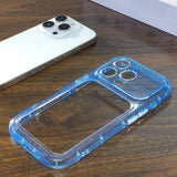 Backless, Perforated Frame Soft Phone Case For iPhone