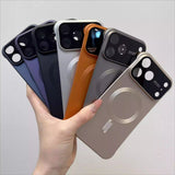 Large-view Borderless Magnetic Phone Case For iPhone