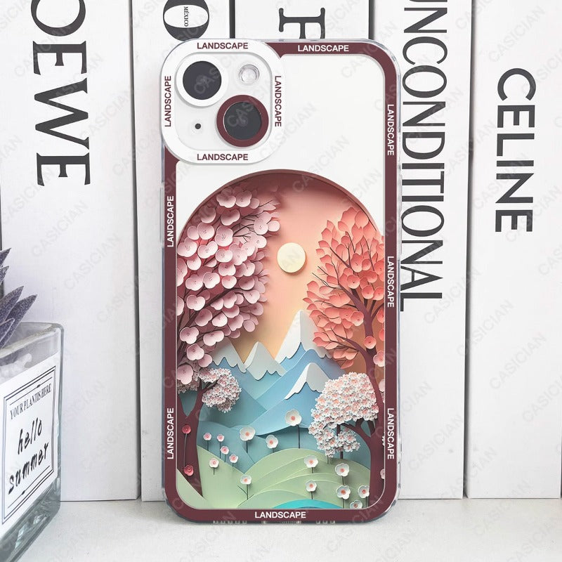 Landscape Anti-fall Phone Case For iPhone